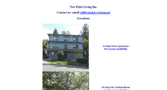 Desktop Screenshot of newpaltzlivinginc.com